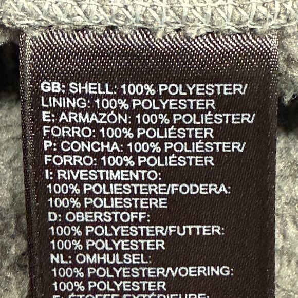 The North Face Sweater Mens Medium Gray 1/4 Zip Pullover Fleece Gordon Lyons - Picture 8 of 10